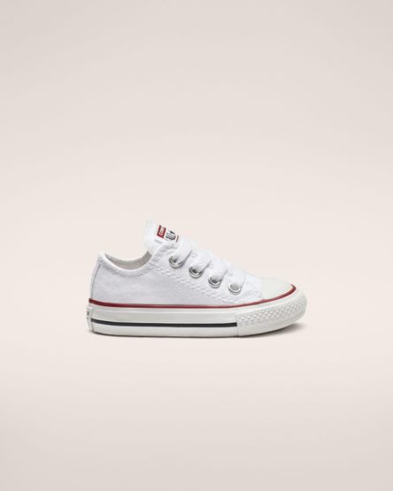 Tenis Converse Chuck Taylor All Star Classicos Cano Baixo Menina Branco | PT V091538